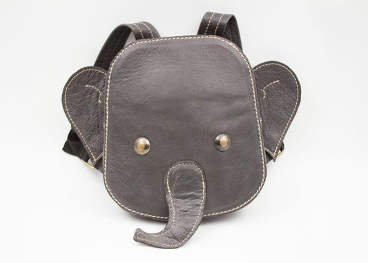 The Kids Elephant Leather Backpack