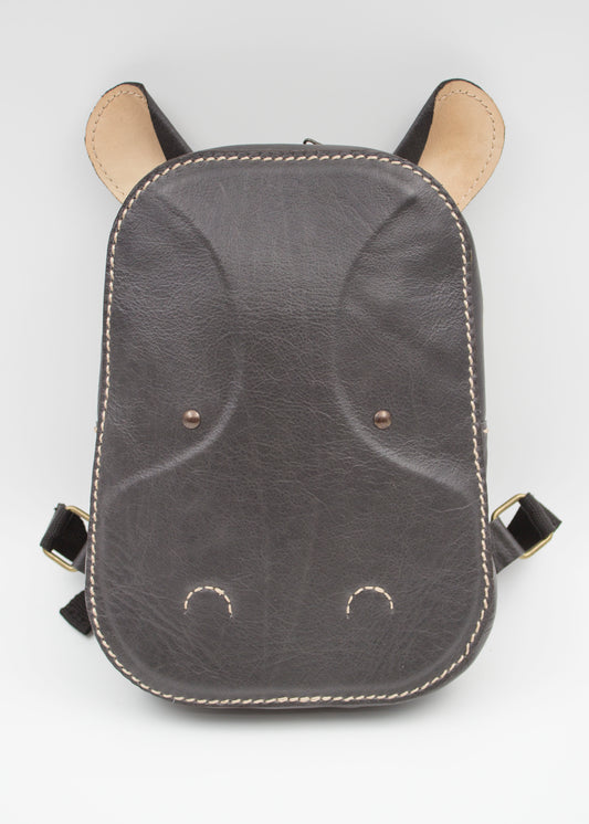 The Kids Hippo Leather Backpack