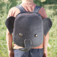 The Kids Elephant Leather Backpack