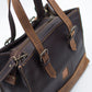 Kimi Handbag - Premium Two-Tone Leather Tote