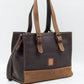 Kimi Handbag - Premium Two-Tone Leather Tote